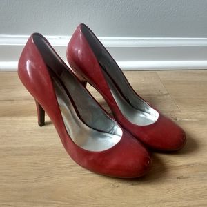 Red Pump Stiletto Heels - Wide size